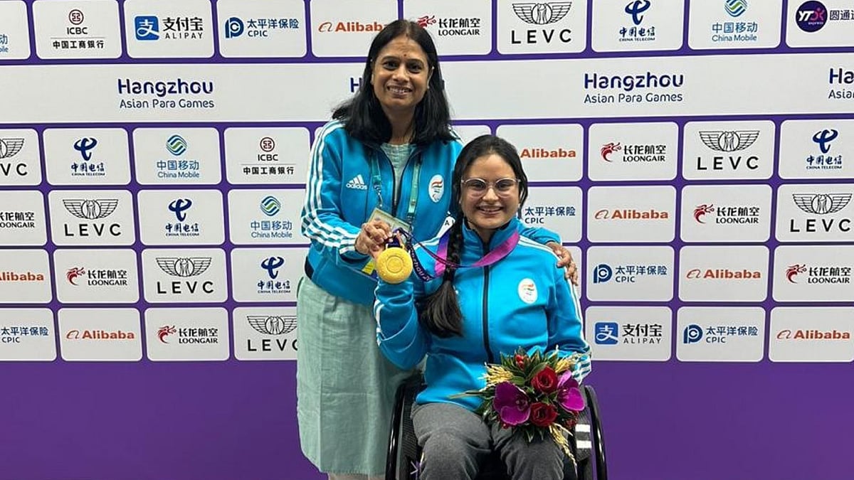 Indian para-shooter Avani Lekhara. - Photo: X | Avani Lekhara